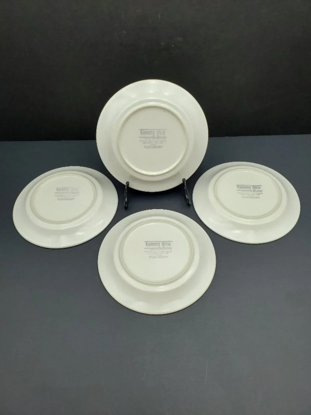Country Glen Turnberry Bread & Butter Plates Pink Blue Floral Dessert Side Plate
